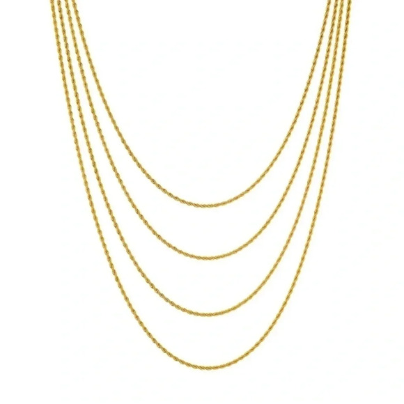 Modest Lu Jewelry - Gold Chain Link Layered Chunky Necklace Brand New

Brand New

Stainless Steel